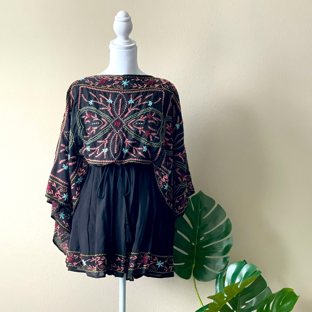 Free People Dress/Tunic, SMALL, Black